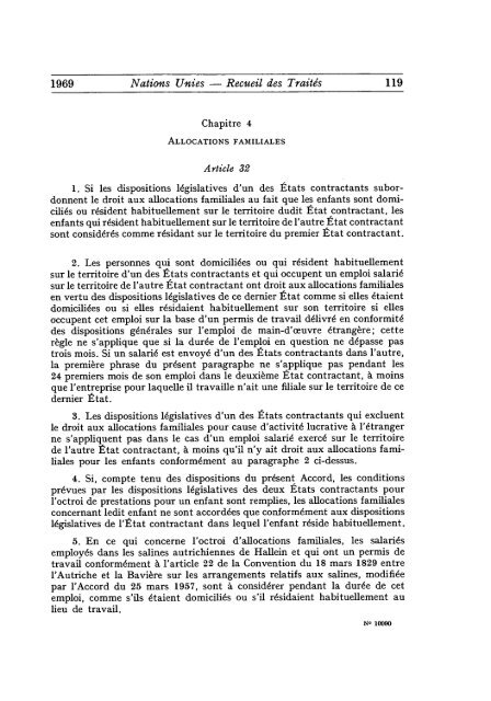 Treaty Series Recueil des Traites - United Nations Treaty Collection