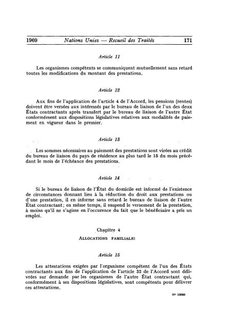 Treaty Series Recueil des Traites - United Nations Treaty Collection