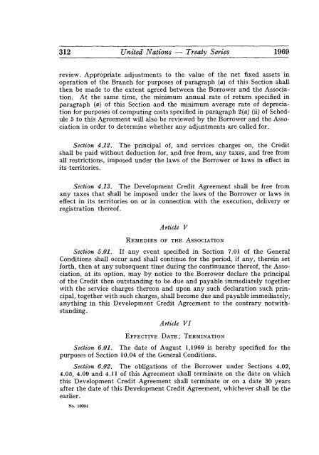 Treaty Series Recueil des Traites - United Nations Treaty Collection