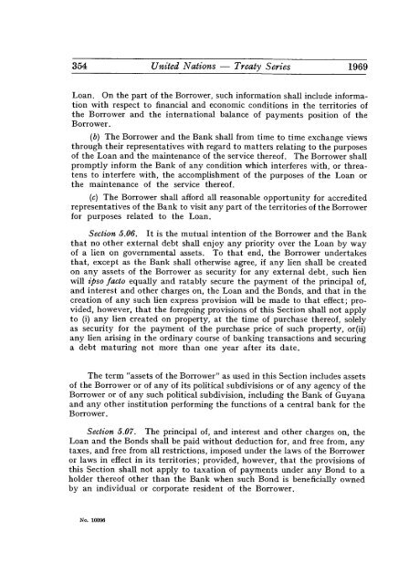 Treaty Series Recueil des Traites - United Nations Treaty Collection