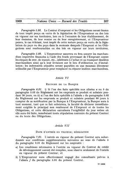 Treaty Series Recueil des Traites - United Nations Treaty Collection