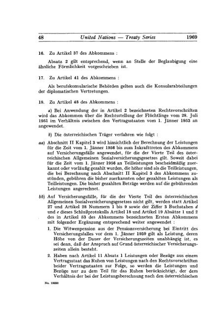 Treaty Series Recueil des Traites - United Nations Treaty Collection