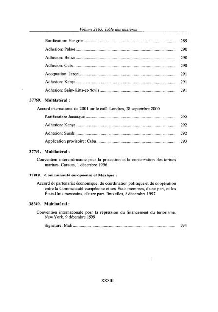 Treaty Series Recueil des Traites - United Nations Treaty Collection