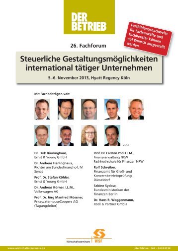 Steuerliche Gestaltungsmöglichkeiten international tätiger ...