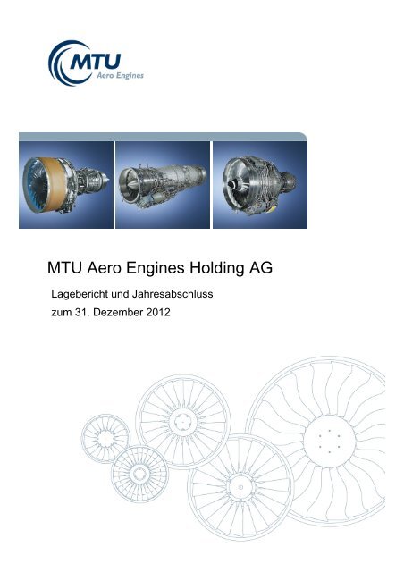 Einzelabschluss AG 2012 - MTU Aero Engines