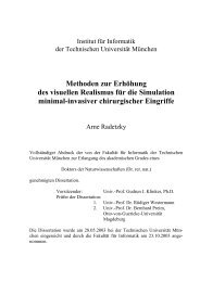 Methoden zur Erhöhung des visuellen Realismus für die Simulation ...