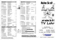 Sportangebot des TV als PDF Download - Turnverein Lahr