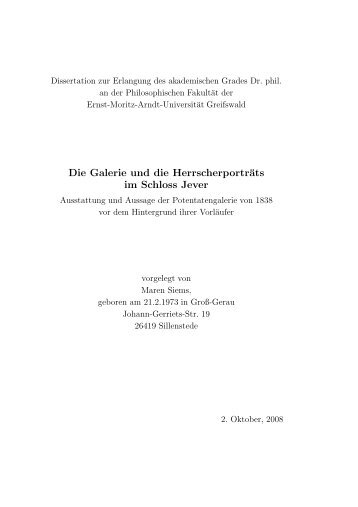 diss_siems_maren.pdf (35589 KB) - Ernst-Moritz-Arndt-Universität ...