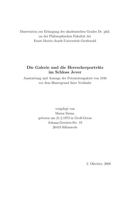 diss_siems_maren.pdf (35589 KB) - Ernst-Moritz-Arndt-Universität ...