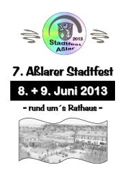 7. Aßlarer Stadtfest - Stadt Aßlar