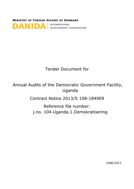 Tender Document (PDF)