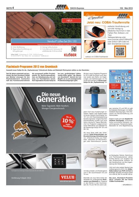 COBA-DACH-Express Ausgabe 155 (November 2013)