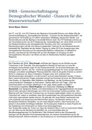 Ing. Daniel Meyer, Bauhaus Universität Weimar (PDF) - DWA ...