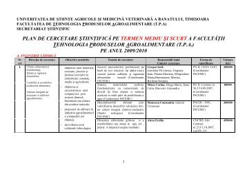 Strategii de Cercetare pe Termen Mediu si Scurt