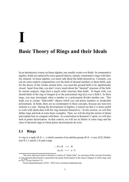 Basic Theory of Rings and their Ideals - Userpage