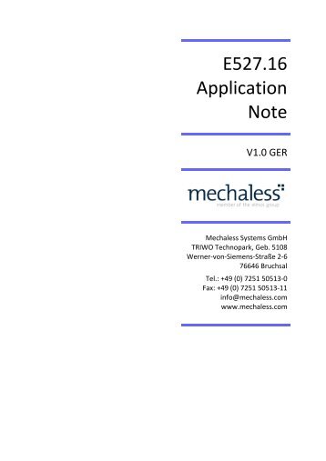 131018_E527.16 Application Note - Mechaless Systems GmbH