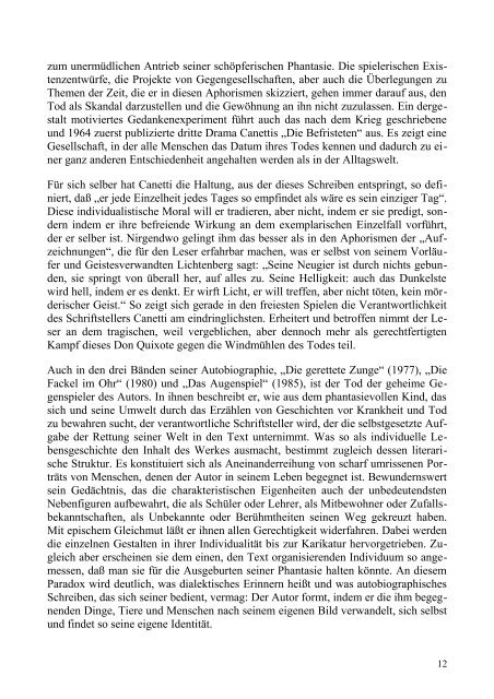 Canetti, Elias - nachschlage.net