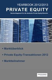 Private Equity-Yearbook 2012/2013 2 - MAJUNKE Consulting ...