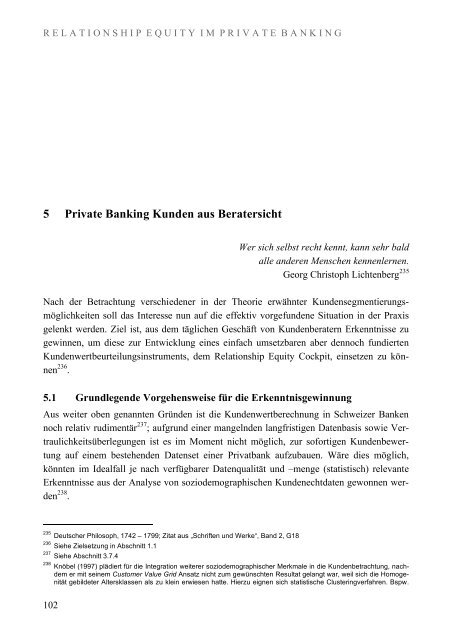 Relationship Equity im Private Banking - Universität St.Gallen