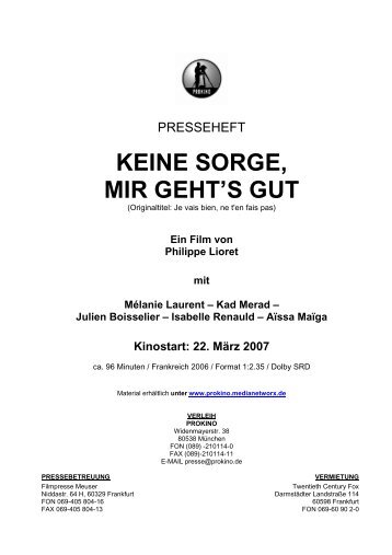 KEINE SORGE, MIR GEHT'S GUT - Polyfilm