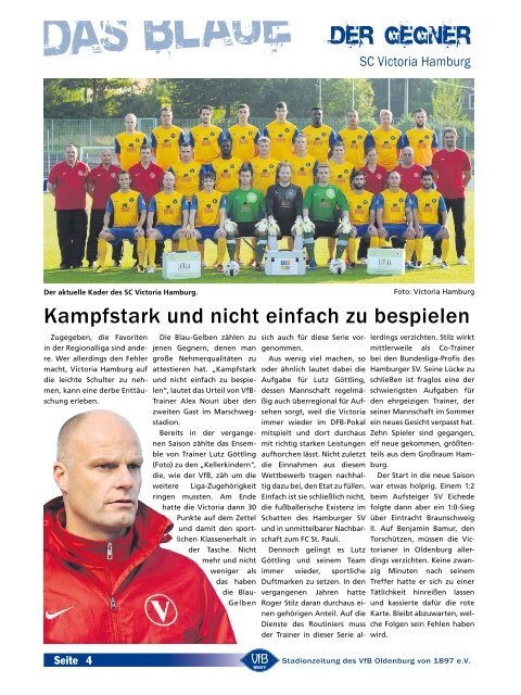 Das Blaue - Saison 2013/2014 #2 - VfB Oldenburg