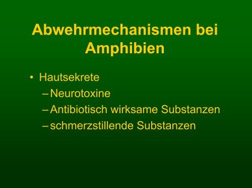 Propädeutik Reptilien und Amphibien - Vetstudy