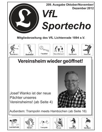 VfL Sportecho 209. Ausgabe Oktober/November - VfL Lichtenrade