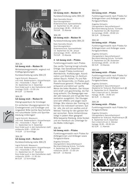 Volkshochschule Darmstadt Programm September ... - VHS Darmstadt