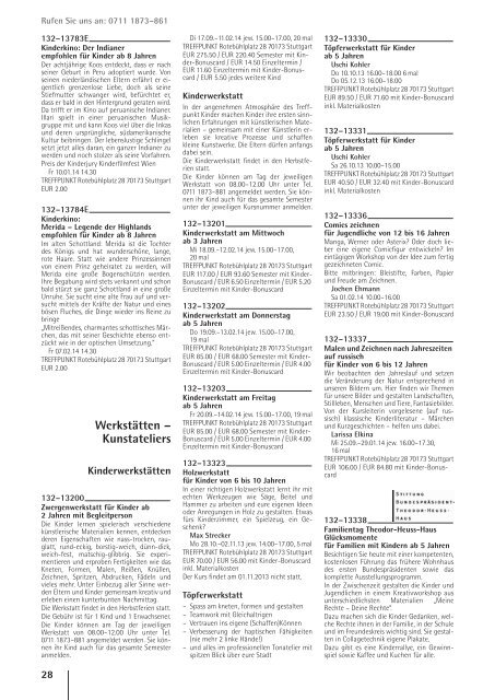 das Herbst-/ Winterprogramm 2013/14 finden Sie hier