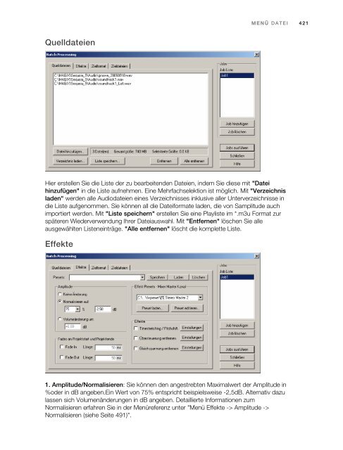 Samplitude Quickstart