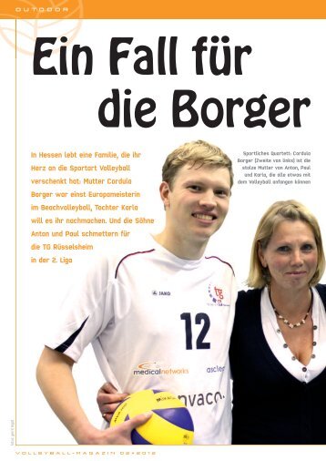 Mutter Cordula Borger war einst Europameist - Volleyball-Magazin