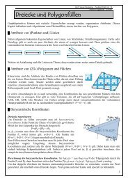 Dreiecke und Polygonfüllen - VoWi