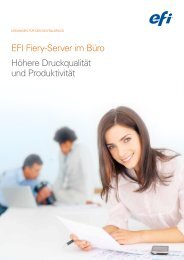 EFI Fiery im Büro Broschüre DE