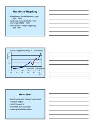 Rechtliche Regelung Weistümer