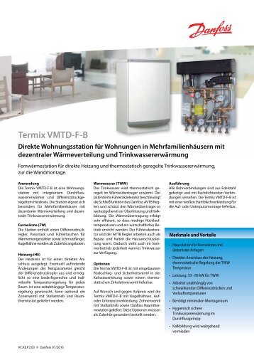 Termix VMTD-F-B - Danfoss