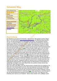 Gehackter Weg - Wandern in der Sächsische Schweiz