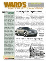 Volt charges GM's hybrid future - Ward's Auto