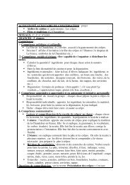 ACTIVTIVITÉ AUXILIAIRE DE CONVERSATION: projet Atelier de ...