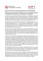 Marketingkonzept für eine Rehabilitationseinrichtung - Hochschule ...