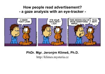 How people read advertisement? - a gaze analysis with an eye-tracker