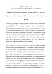 „50 Jahre Römische Verträge. Supranationale Institutionen und ...
