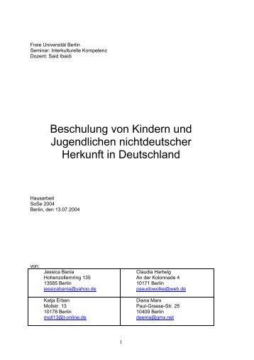 Beschulung v. Kindern und Jugendlichen.pdf - Freie Universität Berlin