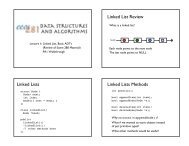 Linked-list, Stacks and Queues, PA1 walkthrough