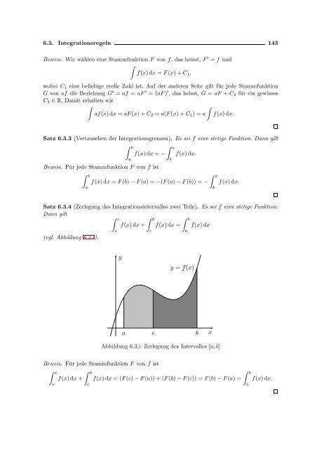 Analysis I - IV - Fachhochschule Nordwestschweiz