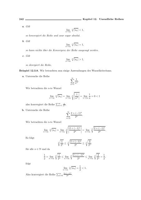 Analysis I - IV - Fachhochschule Nordwestschweiz