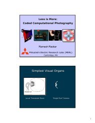 Simplest Visual Organs - MIT Media Lab