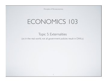 ECONOMICS 103