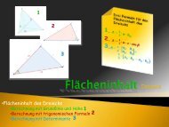 Flächeninhalt des Dreiecks