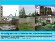 Anpassung städtischer Wasserinfrastruktur in ... - Grüne Liga