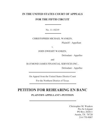 PETITION FOR REHEARING EN BANC - PRWeb